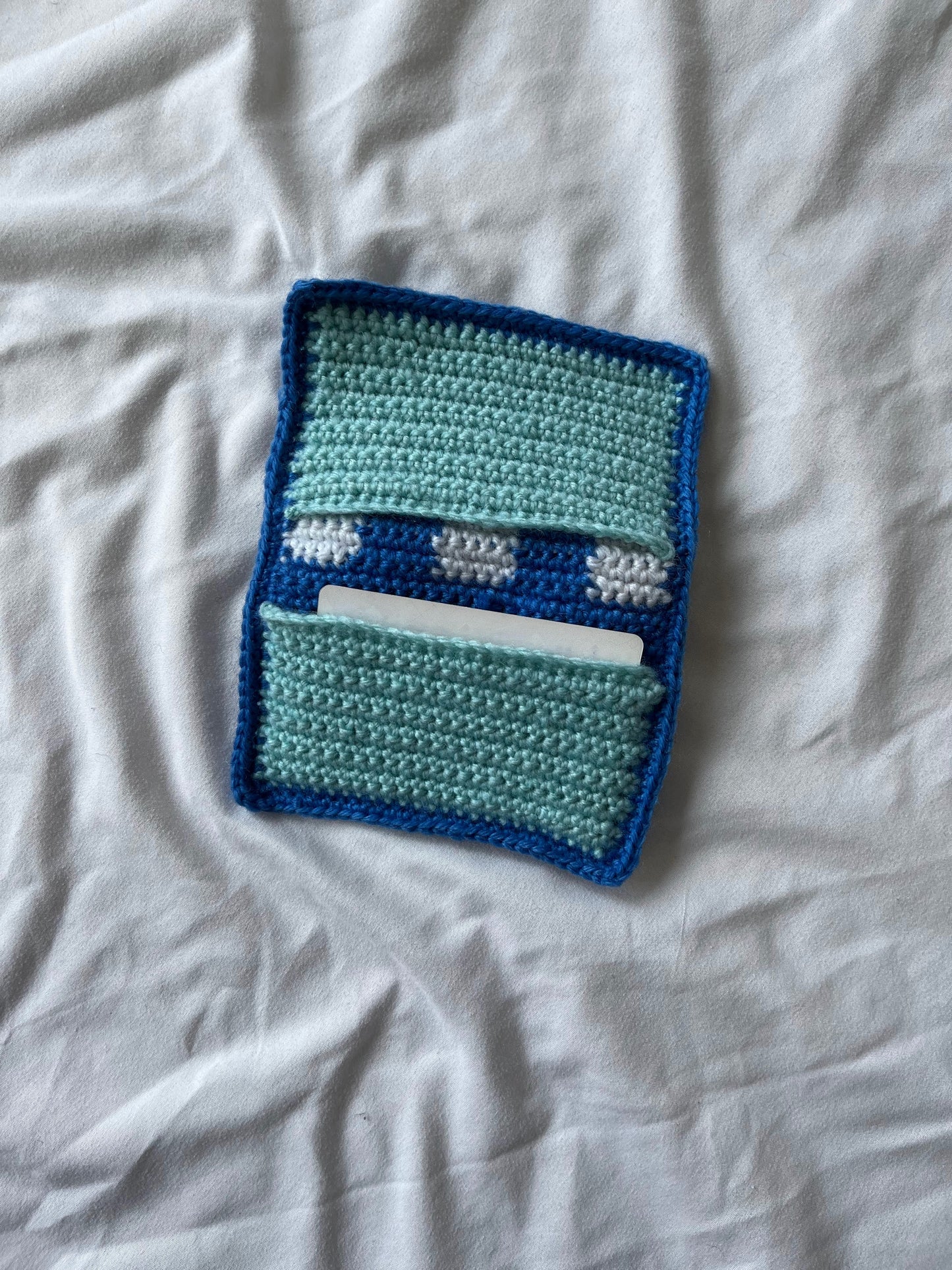 Checkered Card Holder