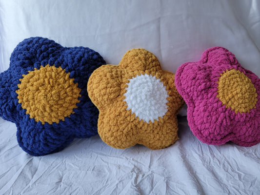 Retro Flower Mini Pillow