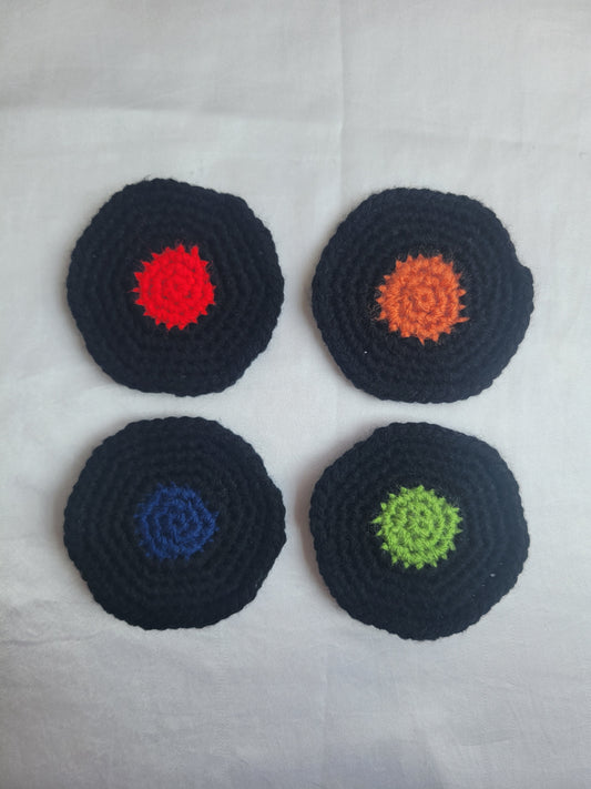 Retro Record Coaster Set