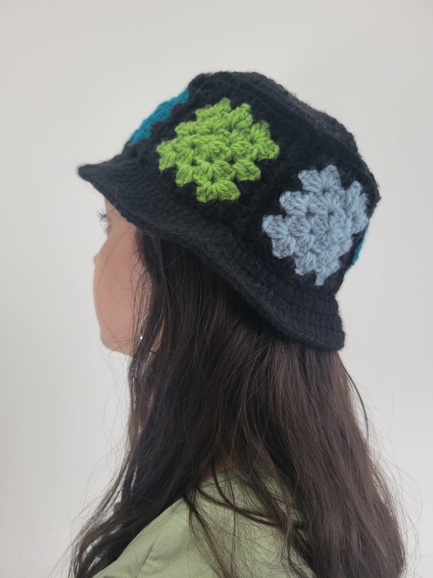Granny Square Bucket Hat