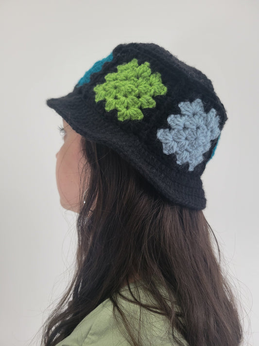 Granny Square Bucket Hat
