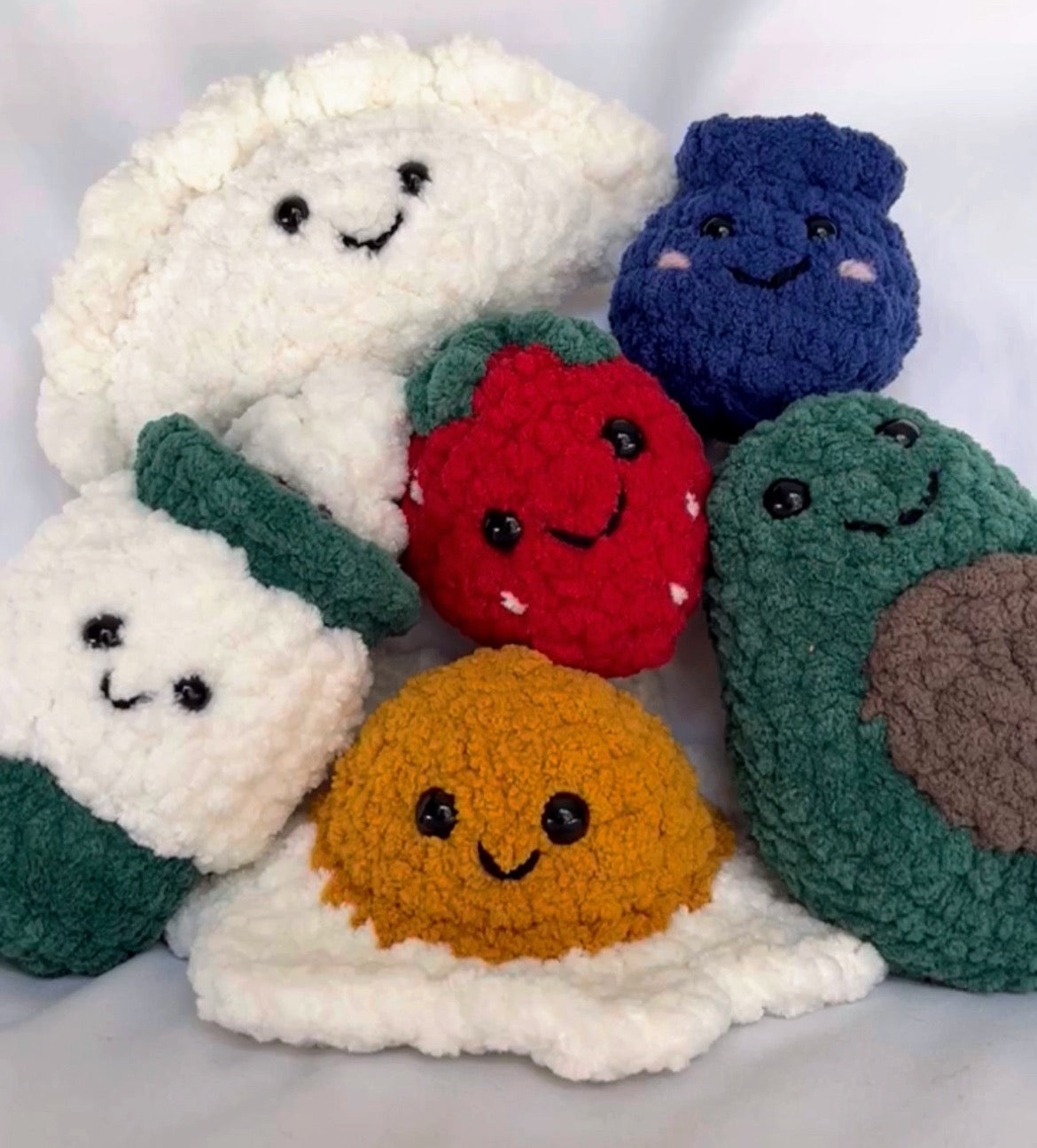 Foodie Stress Plushies