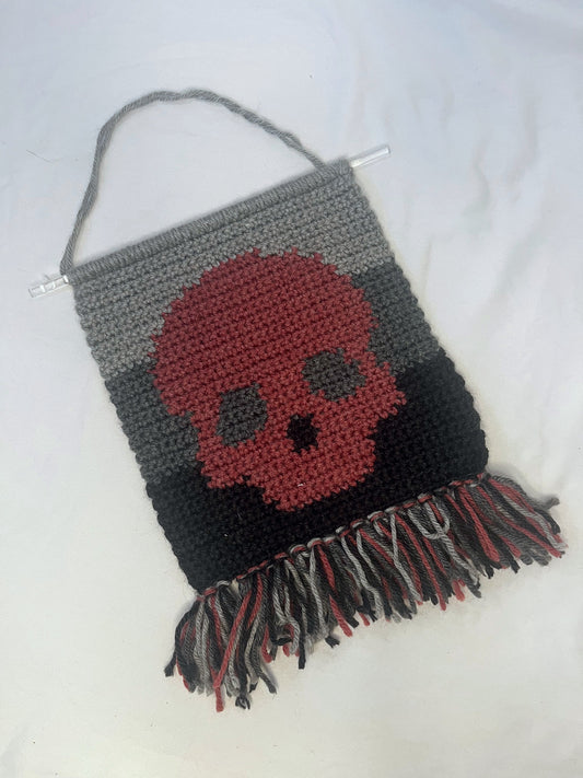 Spooky Skull Wall Hanging