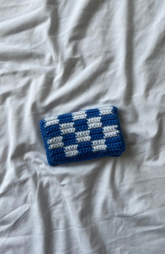 Checkered Card Holder