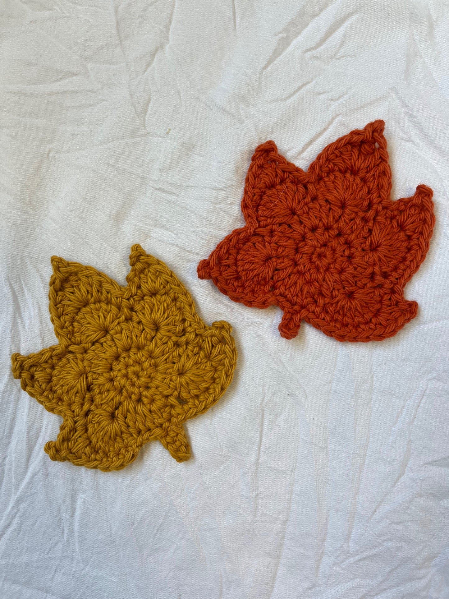Maple Leaves Coaster Set